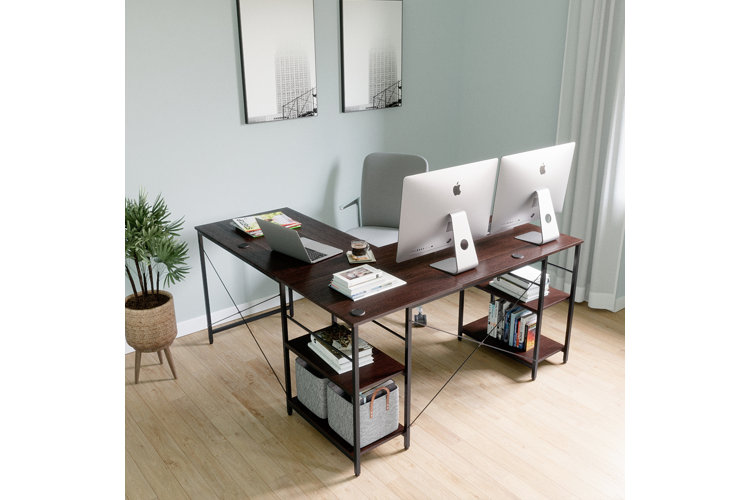 Hankins l 2024 shaped desk